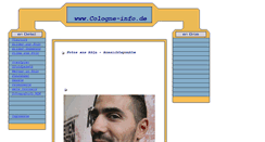 Desktop Screenshot of cologne-info.de