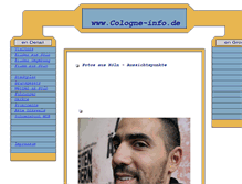 Tablet Screenshot of cologne-info.de